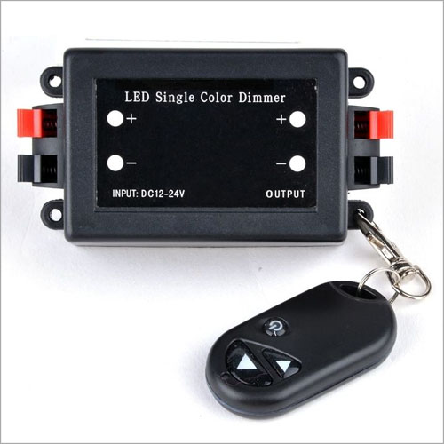 DC12/24V Max 8A , RF Radio Frequency Wireless Remote 3-Key Dimmer Controller for single color led lighting